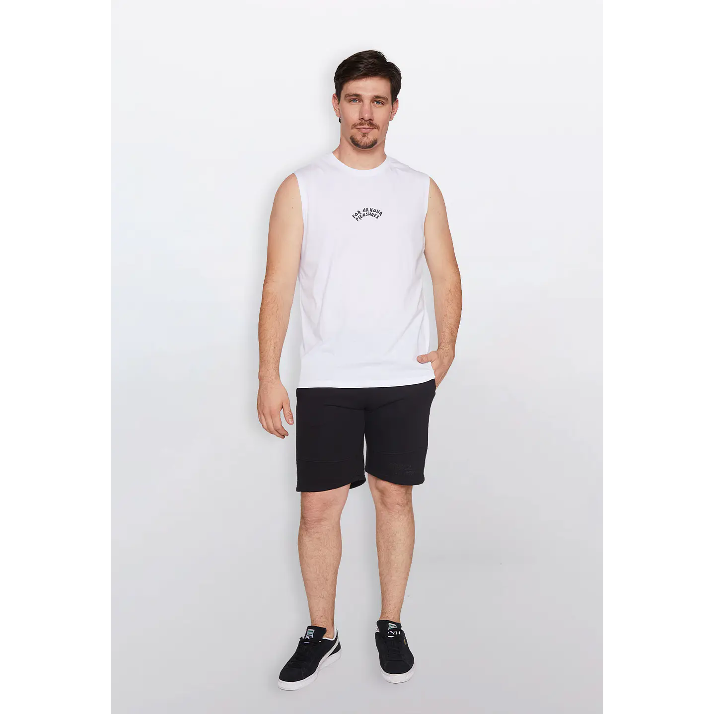 Polera Hombre Casual Blanco Familyshop 2