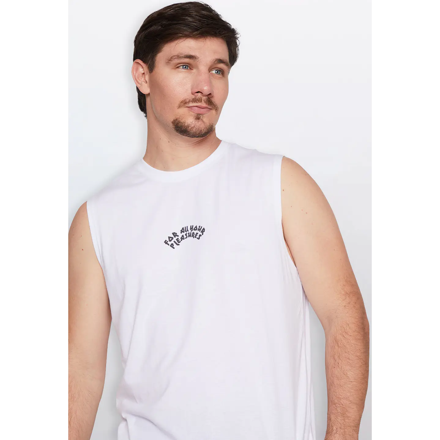 Polera Hombre Casual Blanco Familyshop 4