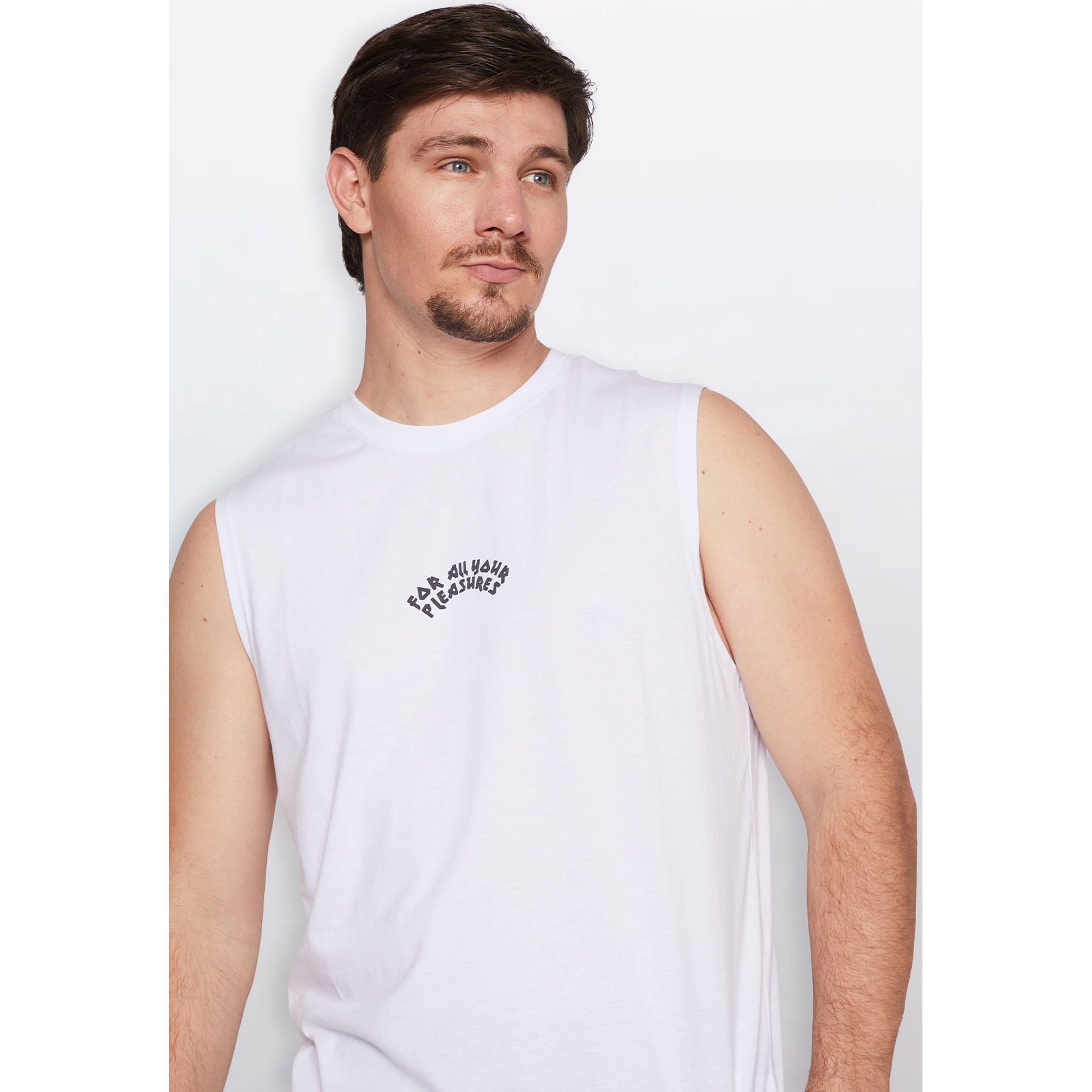Polera Hombre Casual Blanco Familyshop 4