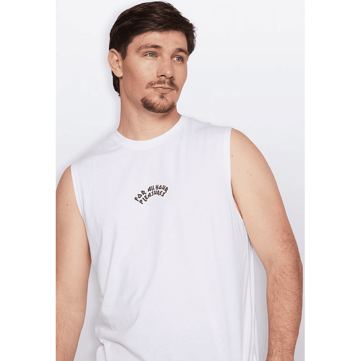 Polera Hombre Casual Blanco Familyshop 4