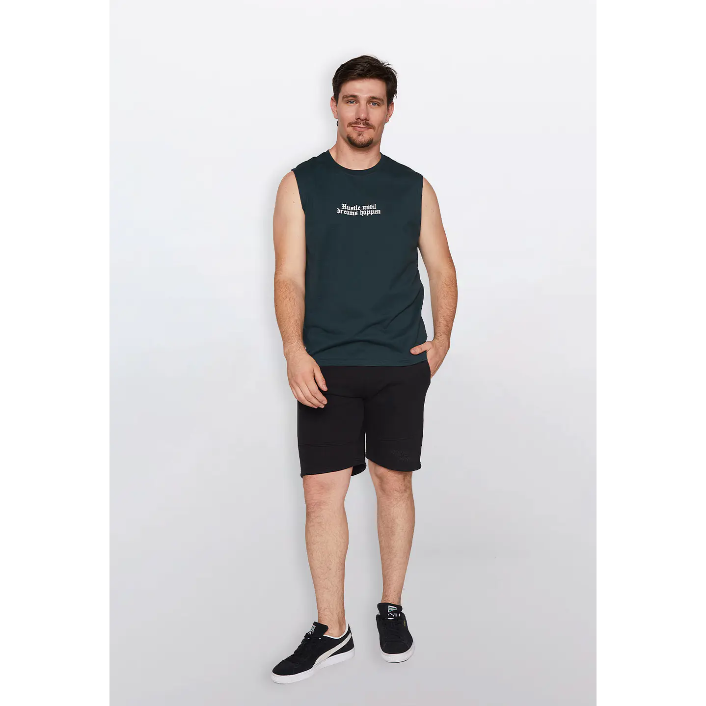 Polera Hombre Hb Casual Verde Familyshop 1