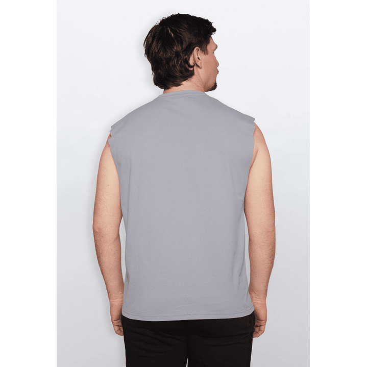 Polera Hombre College Gris Familyshop 3