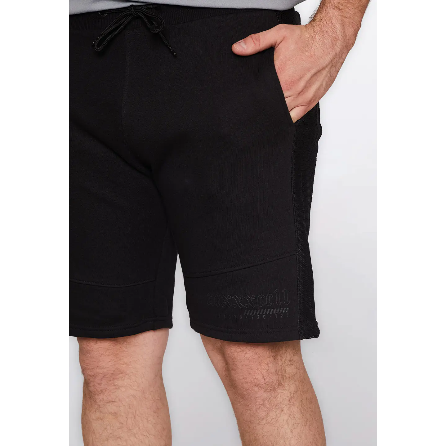 Bermuda Hombre Malla Negro Familyshop 4