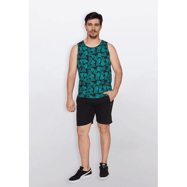 Polera Hombre Hoja Verde Familyshop 2