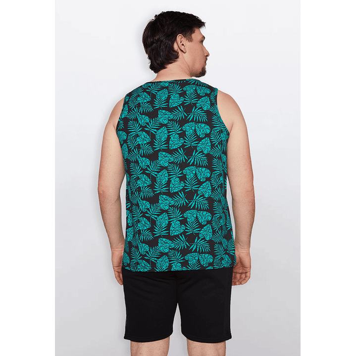 Polera Hombre Hoja Verde Familyshop 3