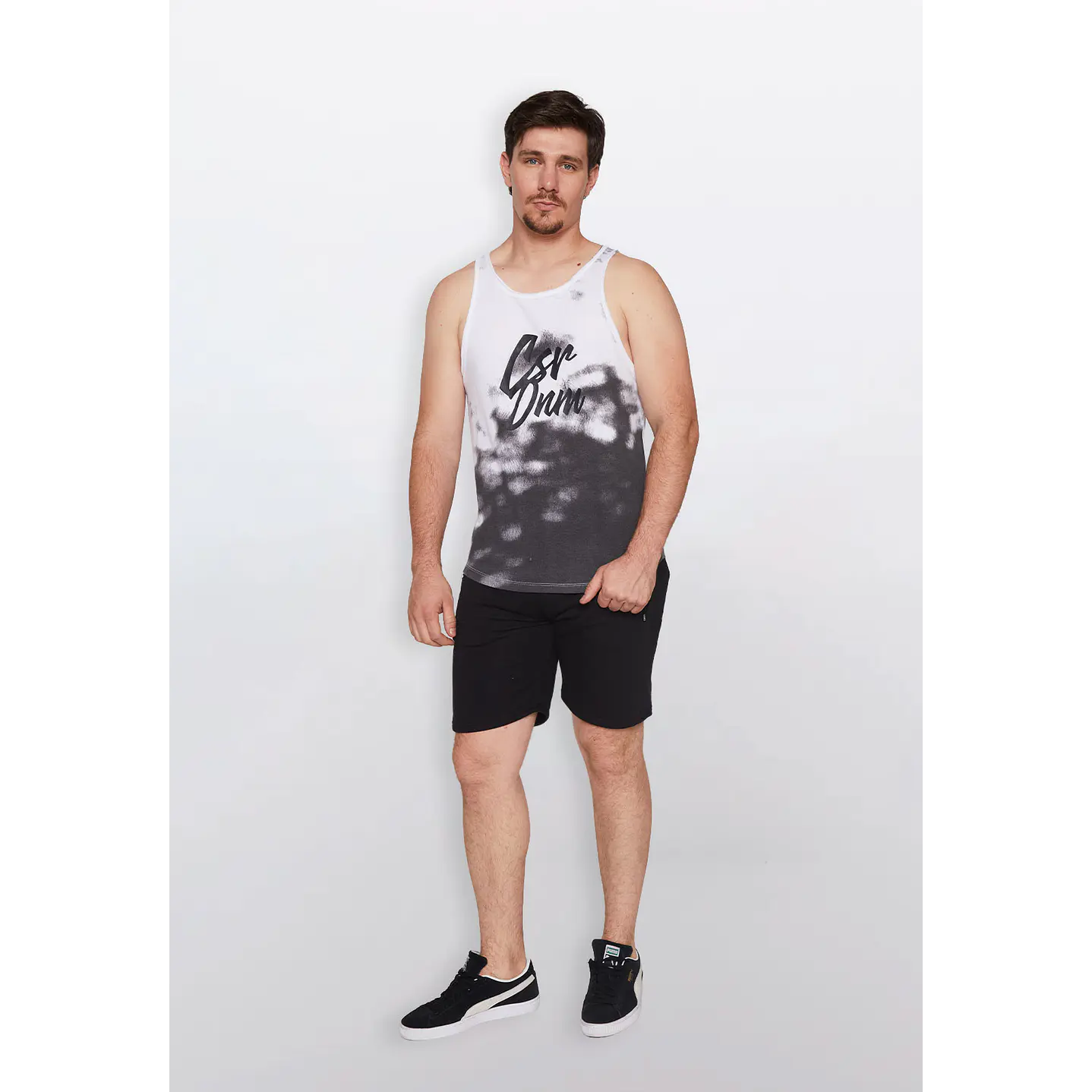 Polera Hombre Degrade Blanco Familyshop 2