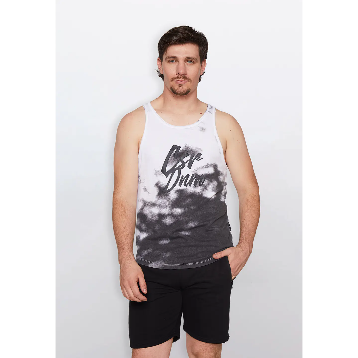Polera Hombre Degrade Blanco Familyshop 1