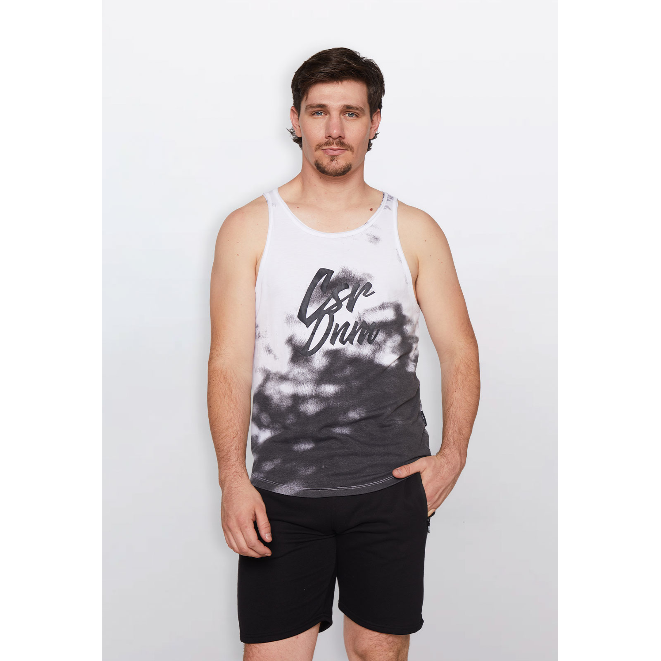 Polera Hombre Degrade Blanco Familyshop 1