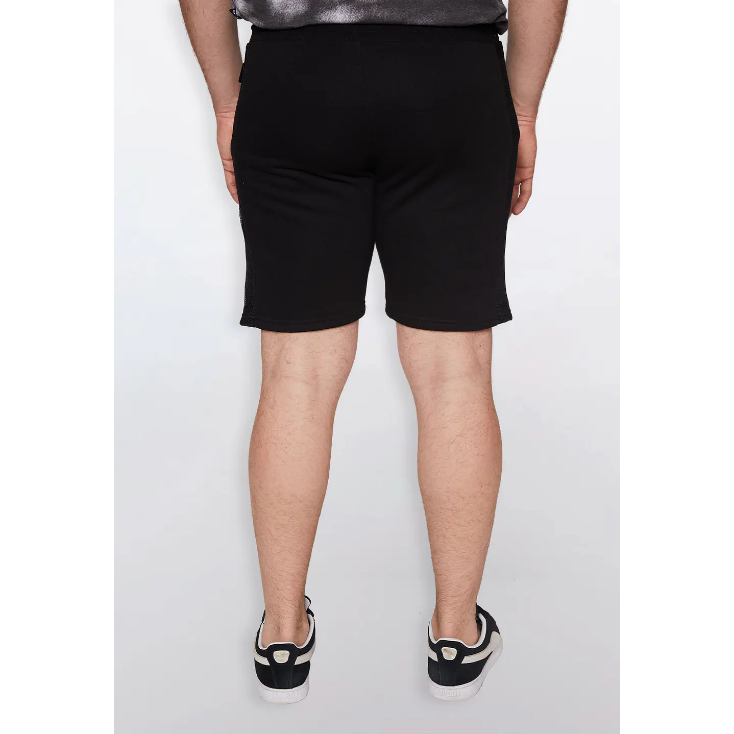 Bermuda Hombre Malla Cierre Negro Familyshop 2