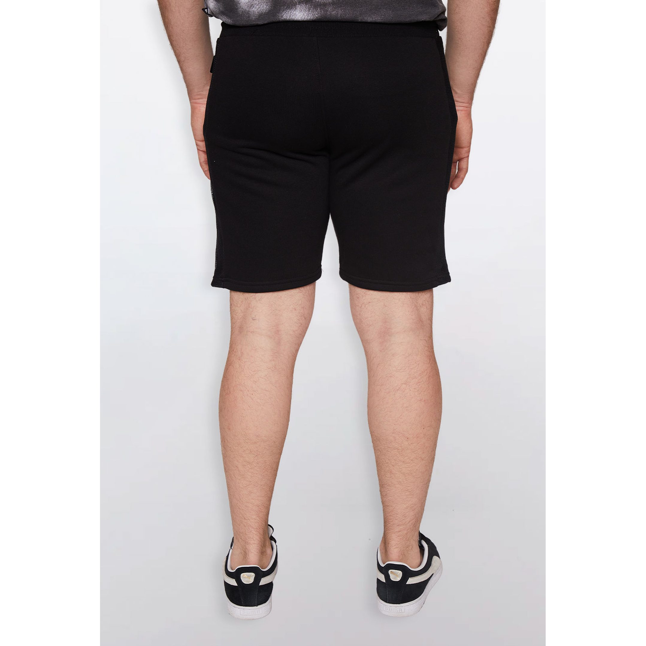 Bermuda Hombre Malla Cierre Negro Familyshop 2