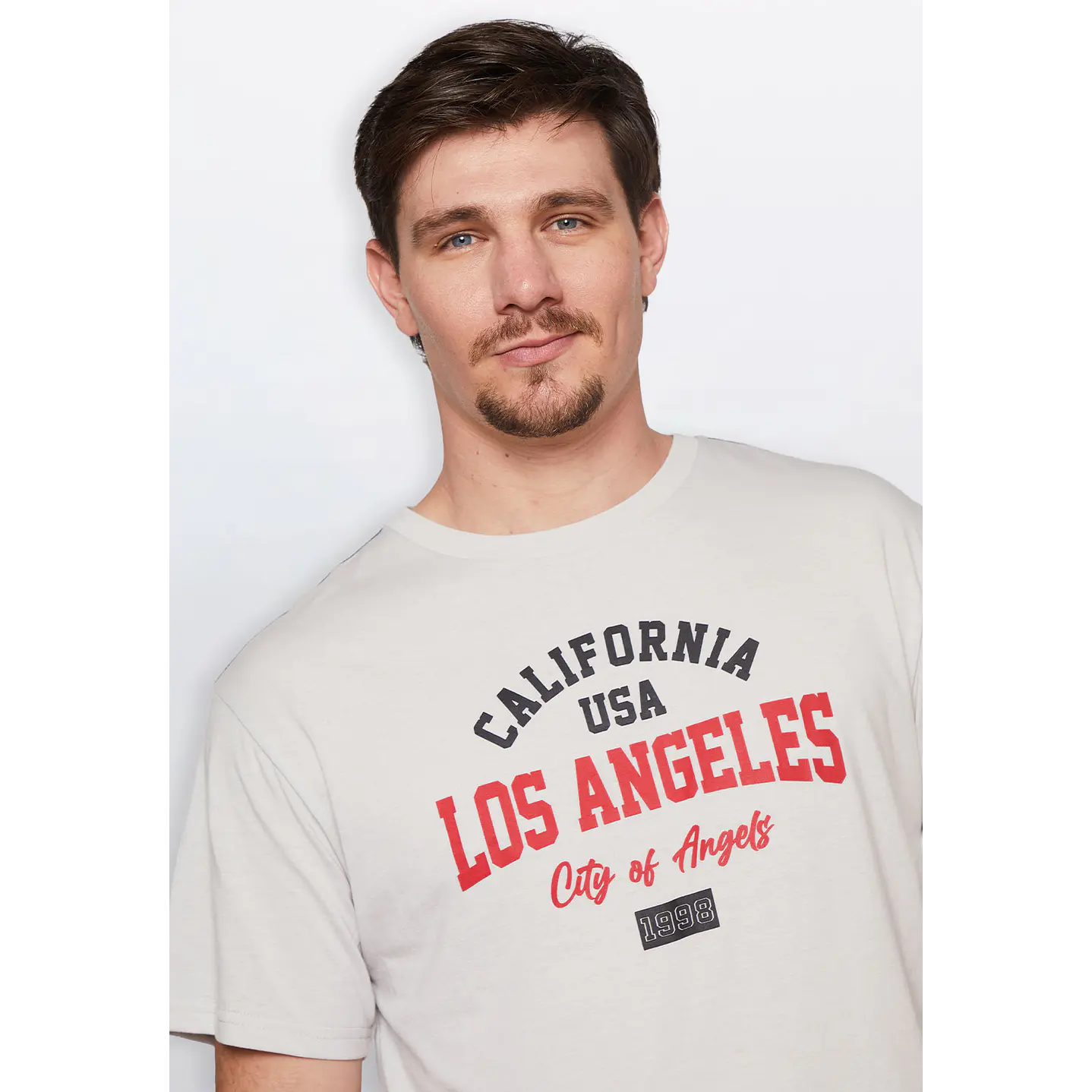 Polera Hombre Basic One Color Gris Familyshop 2