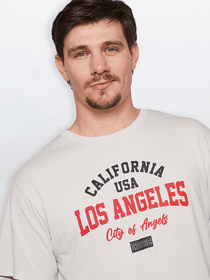 Polera Hombre Basic One Color Gris Familyshop