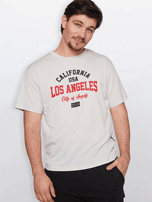 Polera Hombre Basic One Color Gris Familyshop