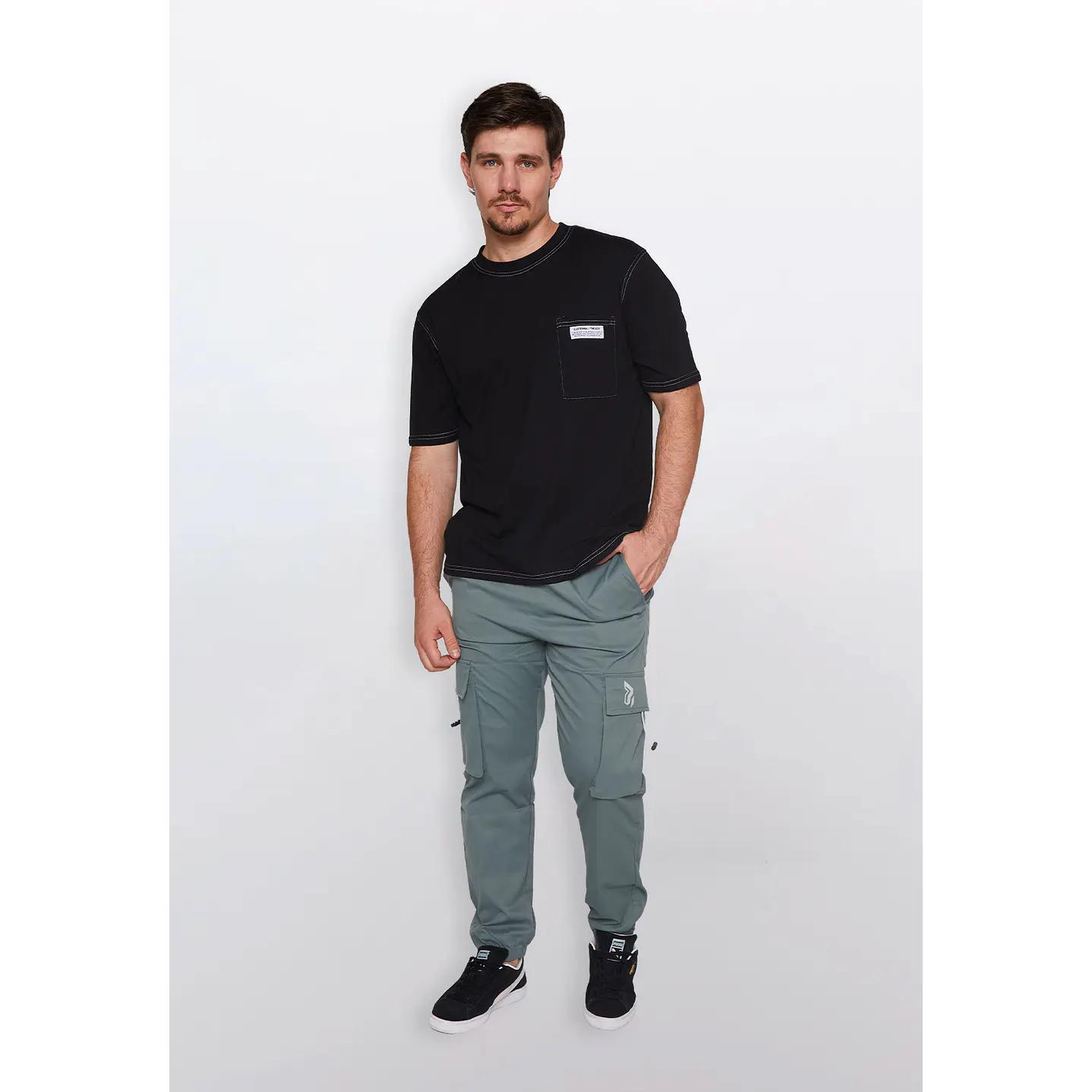 Pantalón Hombre Cargo Verde Familyshop 2