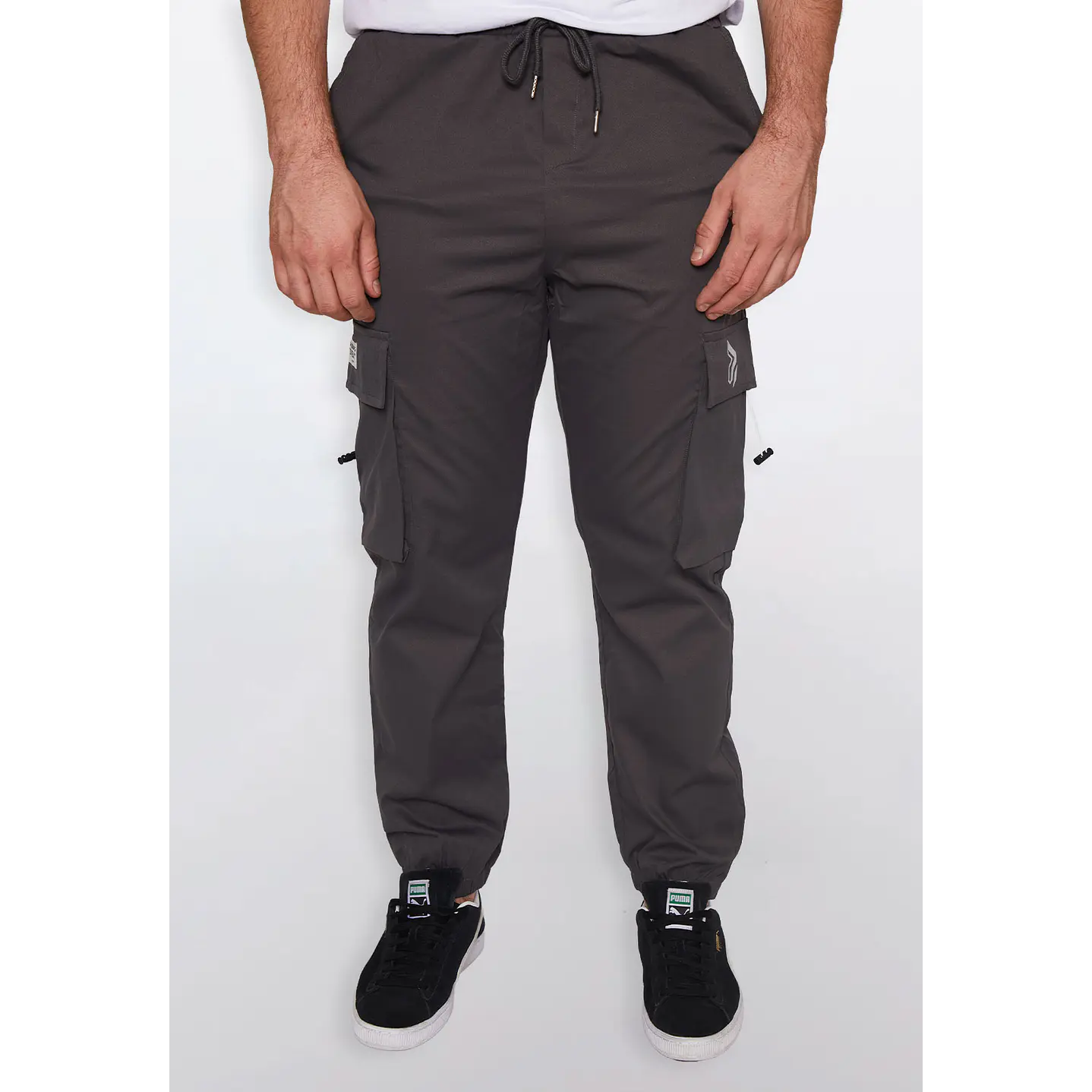 Pantalón Hombre Más Cargo Gris Familyshop 1