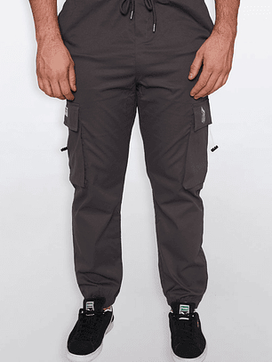 Pantalón Hombre Más Cargo Gris Familyshop