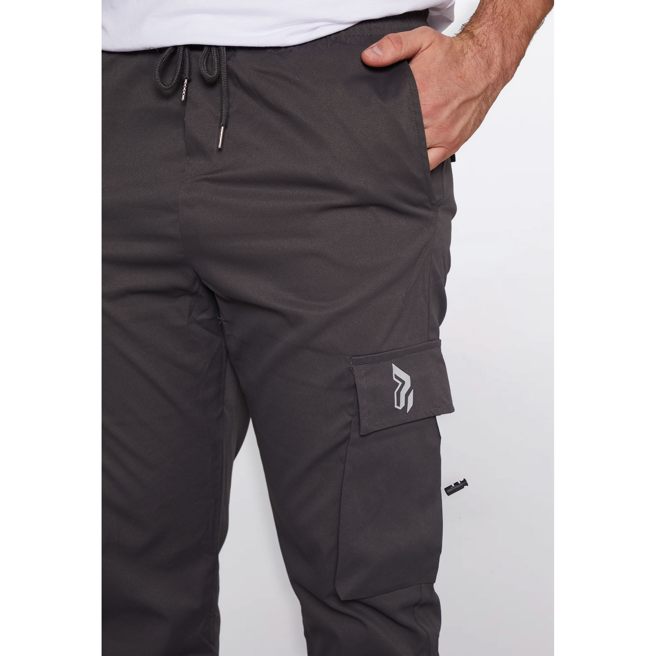 Pantalón Hombre Más Cargo Gris Familyshop 4