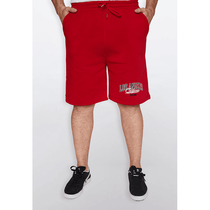 Bermuda Hombre College Rojo Familyshop 1