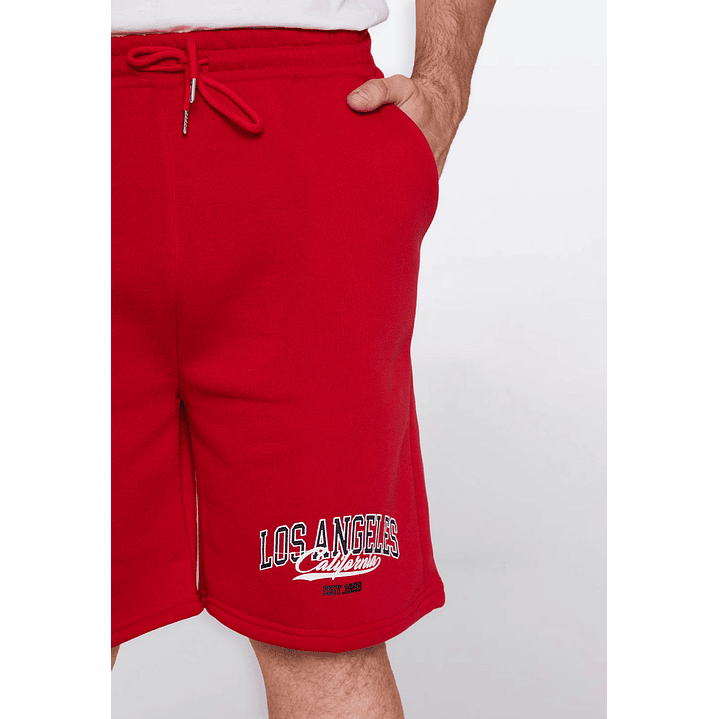 Bermuda Hombre College Rojo Familyshop 4