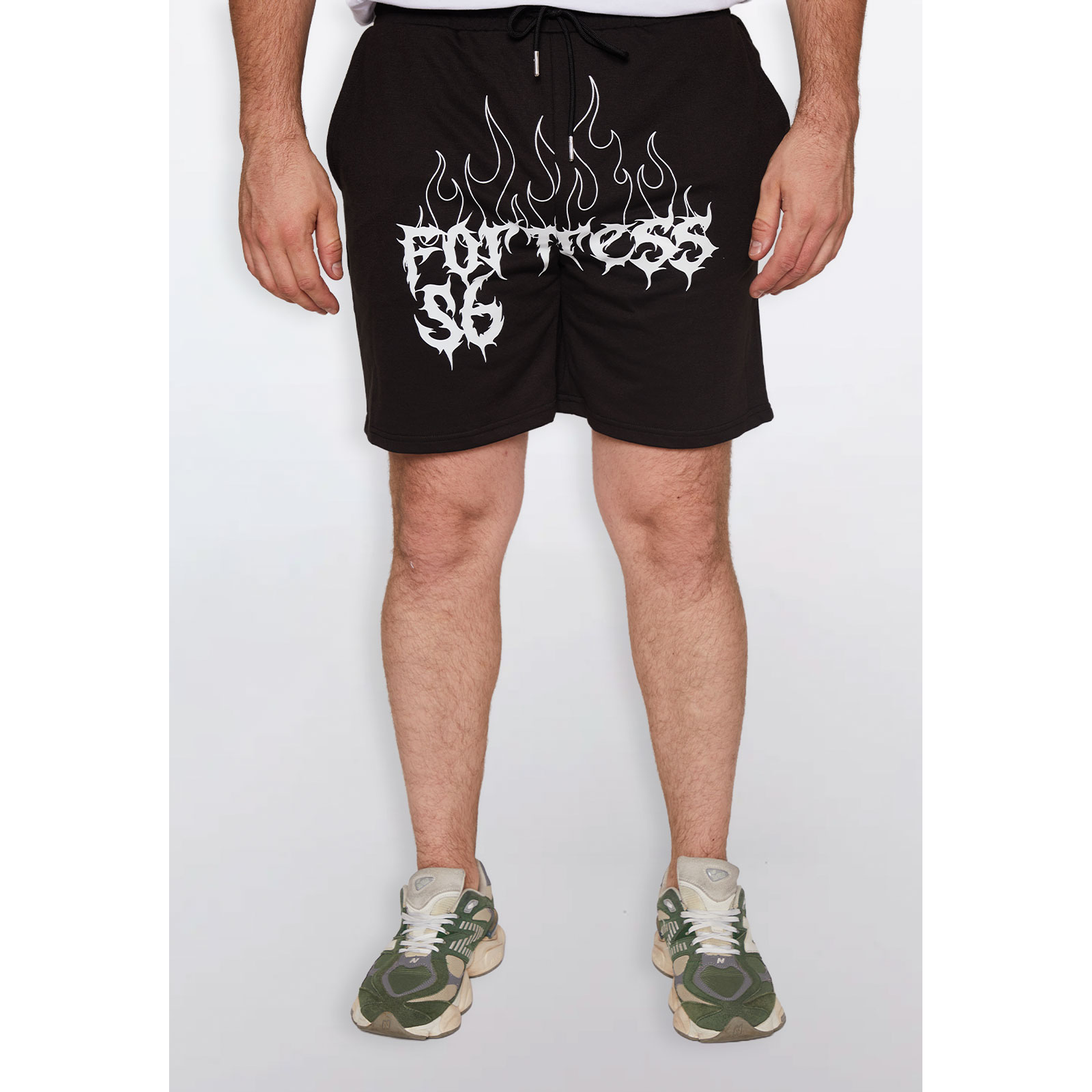 Bermuda Hombre Slim Fit Cruz Negro Familyshop 1