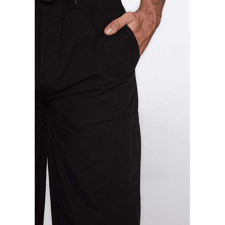 Pantalón Hombre Parachute Negro Familyshop 4