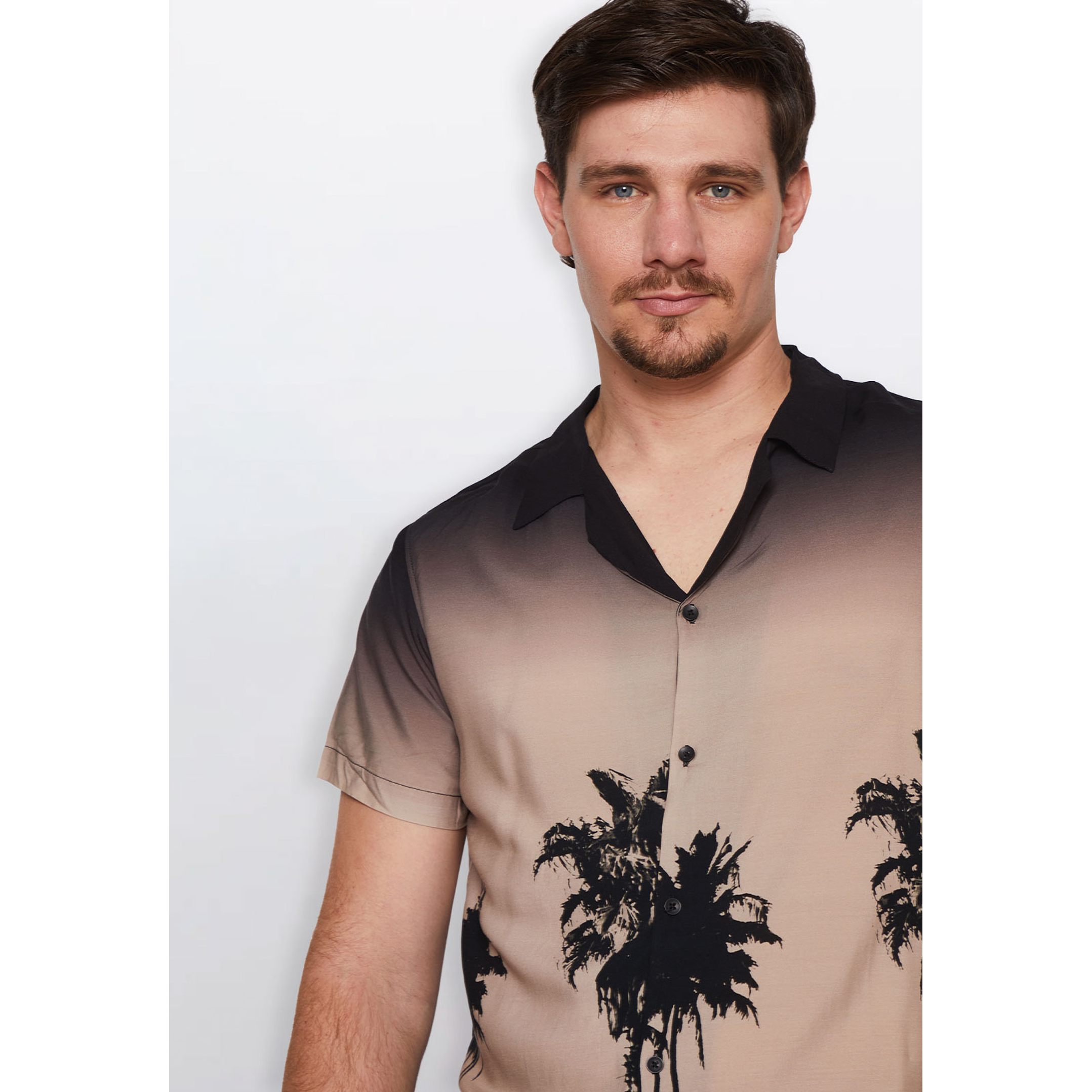 Camisa Hombre Foto Beige Familyshop 2
