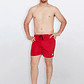 Traje De Baño Hombre Corto Rojo Familyshop - Miniatura 5