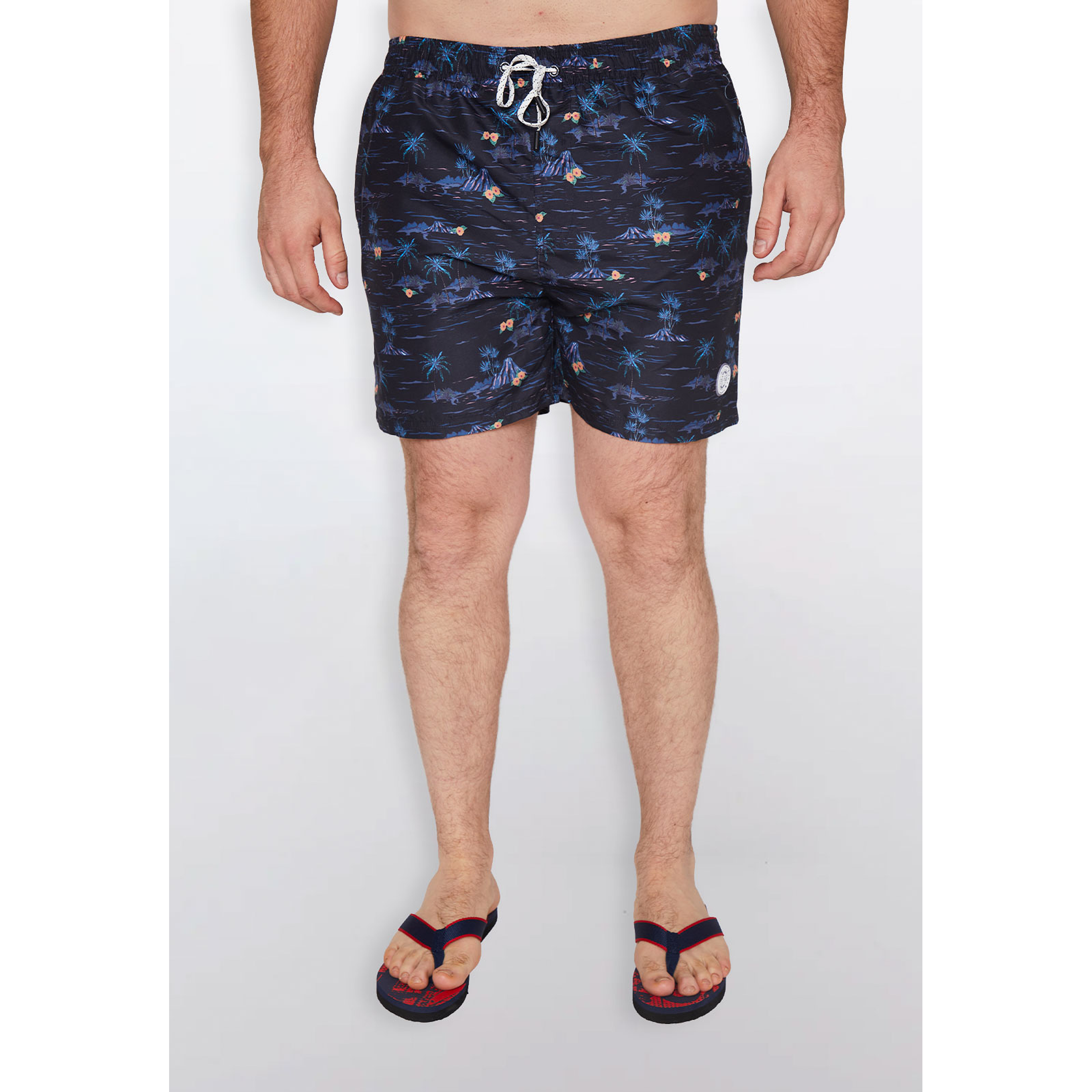 Traje De Baño Hombre Palmeras Azul Familyshop 3