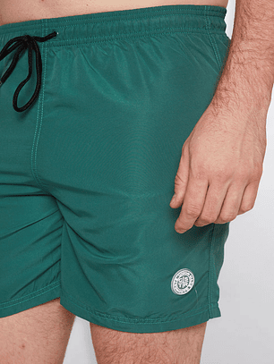 Traje De Baño Hombre Corto Verde Familyshop