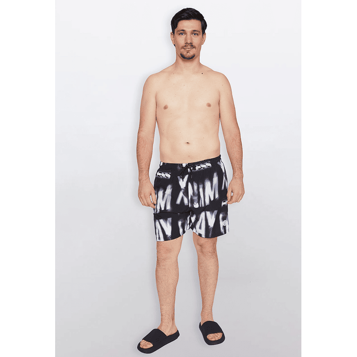Traje De Baño Hombre Urban1 Negro Familyshop 4