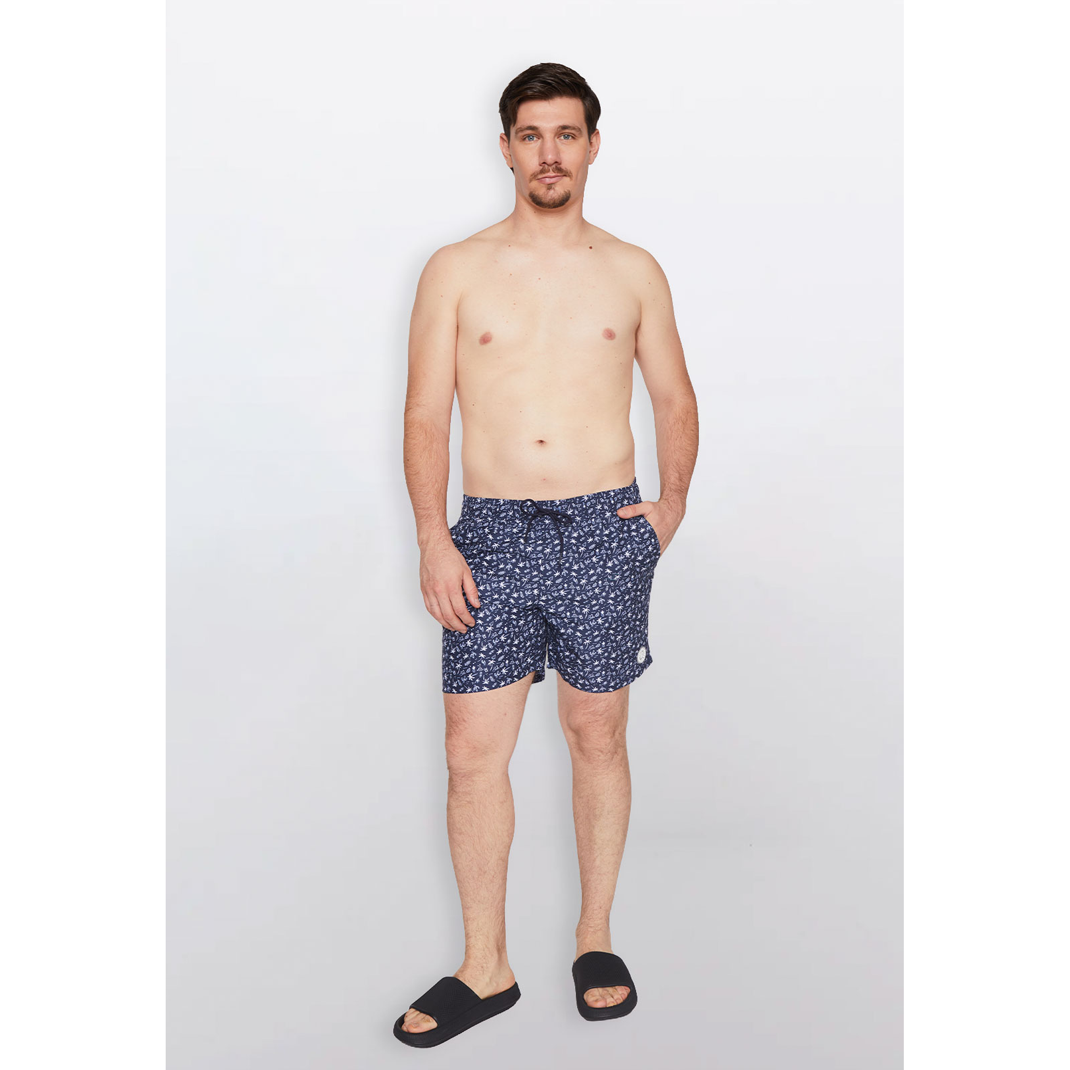 Traje De Baño Hombre Figuras Azul Familyshop 5