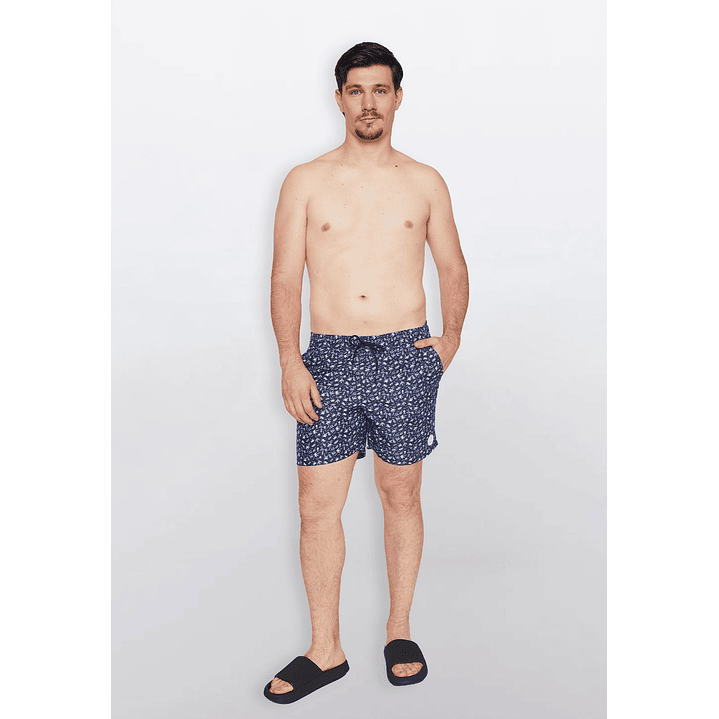 Traje De Baño Hombre Figuras Azul Familyshop 5