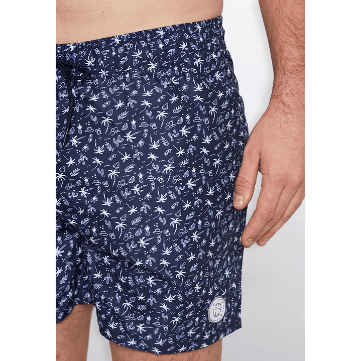 Traje De Baño Hombre Figuras Azul Familyshop 3