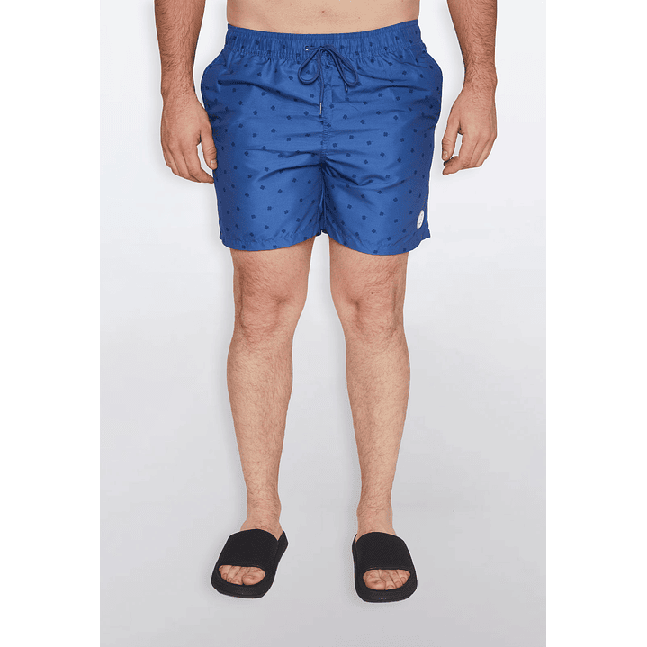 Traje De Baño Hombre Print Figuras Azul Familyshop 3