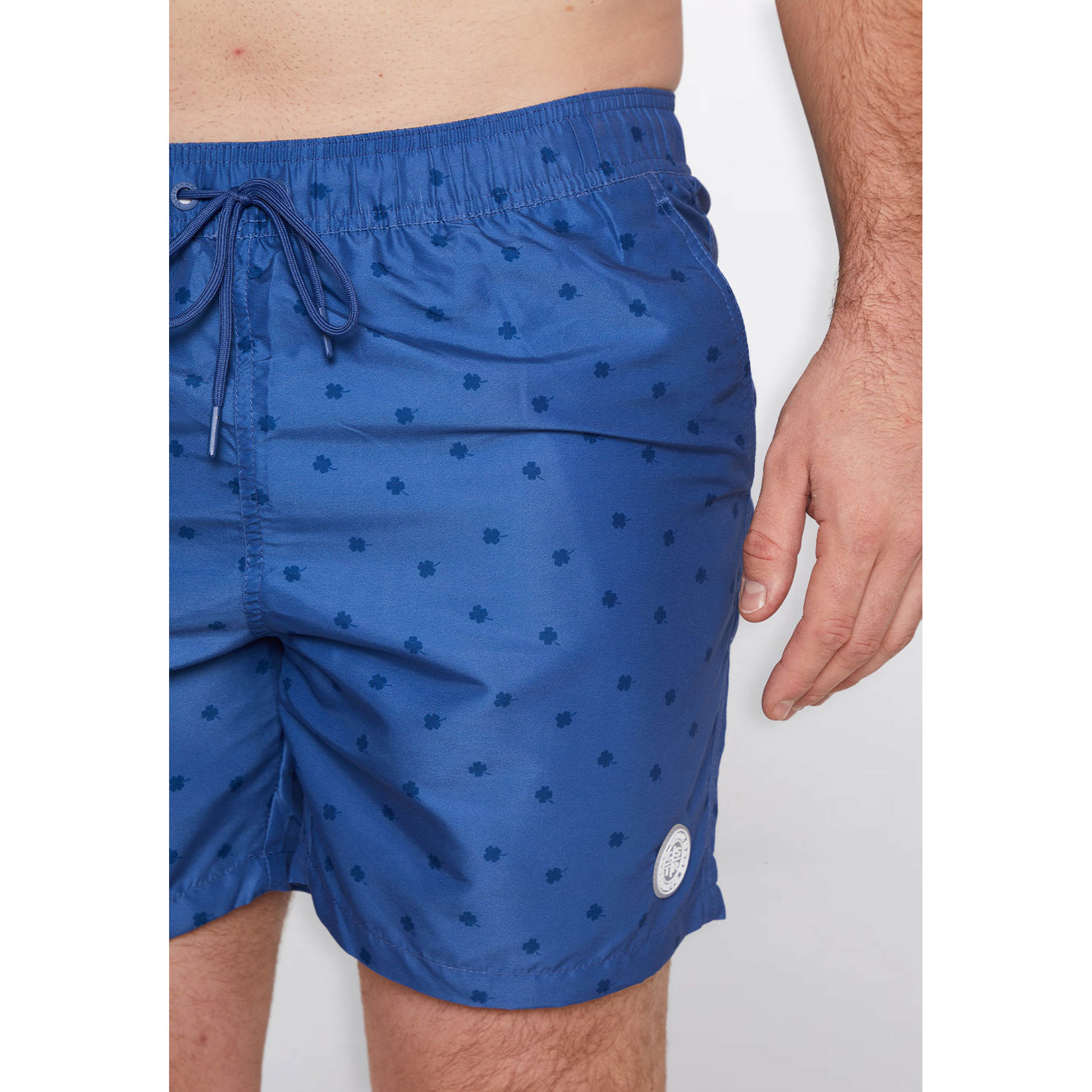 Traje De Baño Hombre Print Figuras Azul Familyshop 5