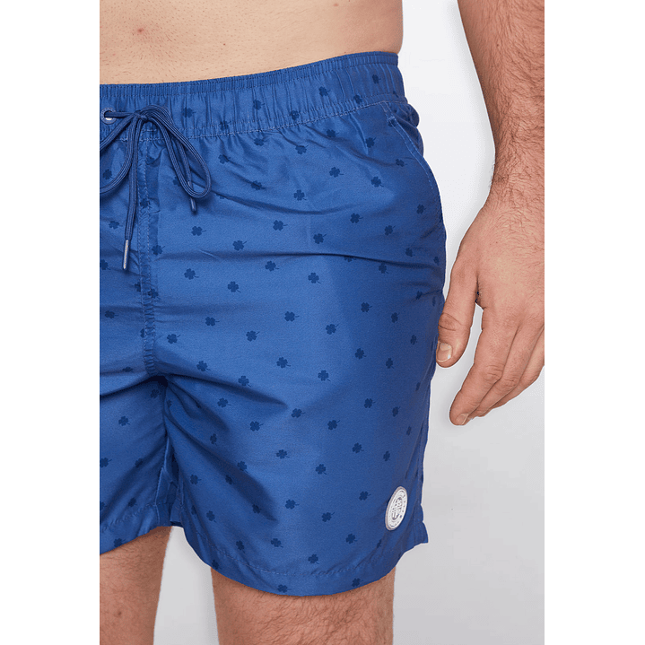 Traje De Baño Hombre Print Figuras Azul Familyshop 5