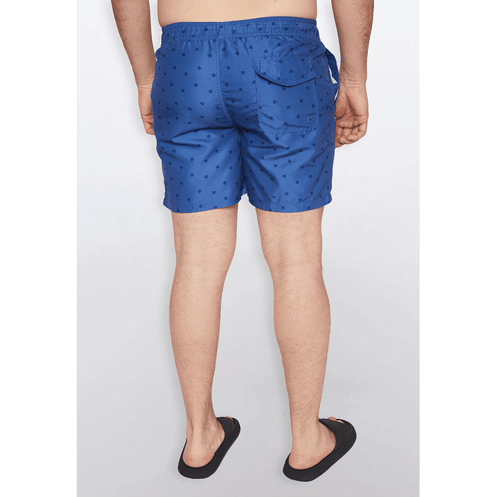 Traje De Baño Hombre Print Figuras Azul Familyshop 6