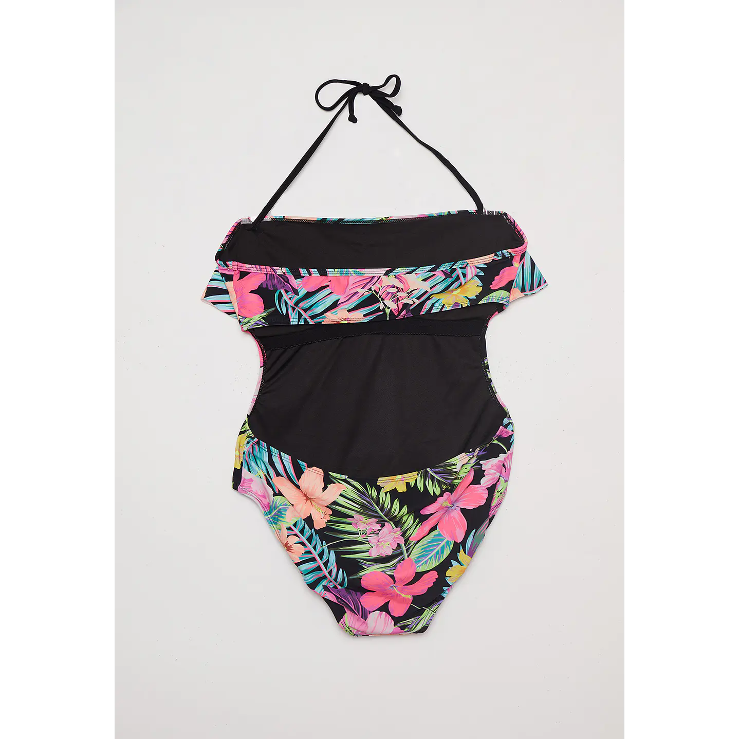 Traje De Baño Mujer Enterito Vuelo Negro Familyshop 2