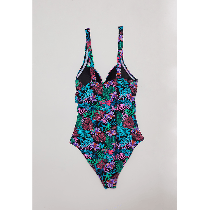 Traje De Baño Mujer Entero Negro Familyshop 2