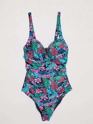 Traje De Baño Mujer Entero Negro Familyshop