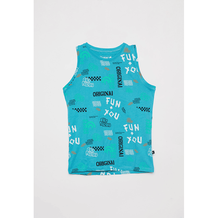 Polera Niño Manga Corta Calipso Familyshop 1