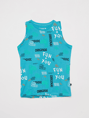 Polera Niño Manga Corta Calipso Familyshop