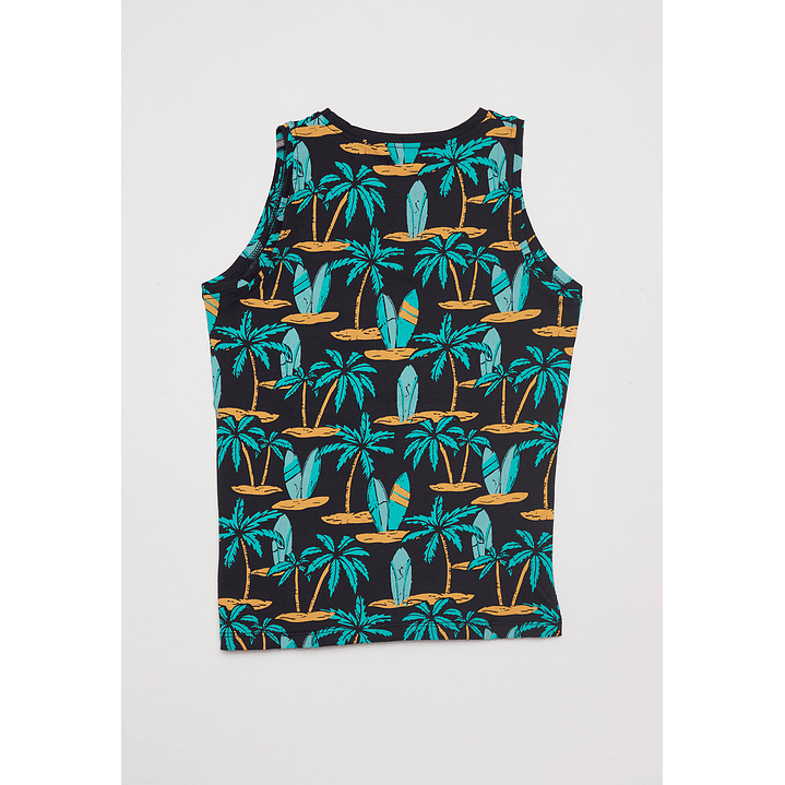 Polera Sudadera Veran Manga Corta Negro Familyshop 2