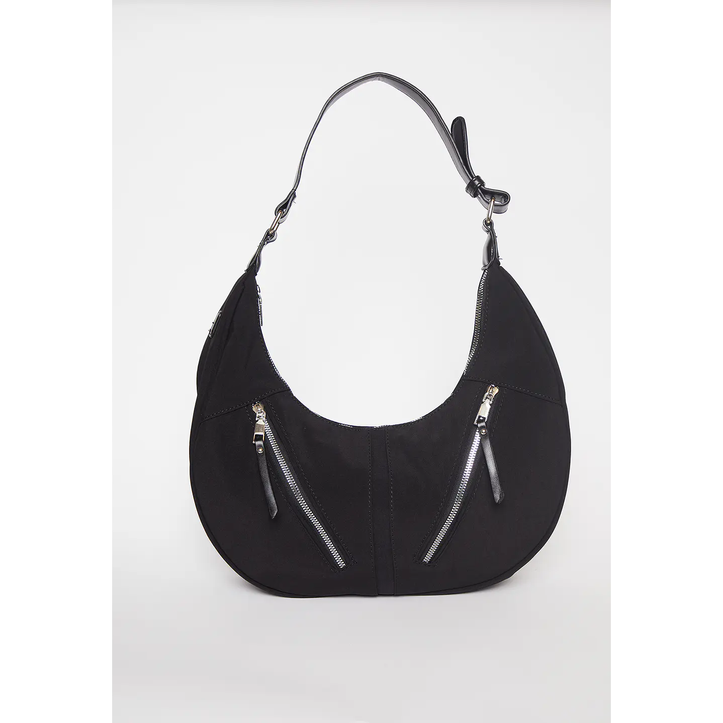Cartera Bolso 2 Cierres Mujer Negro Familyshop 1