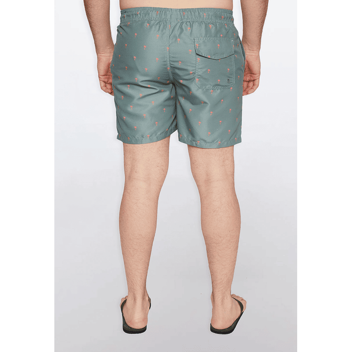 Traje de Baño Hombre Palmeras Gris Familyshop 6