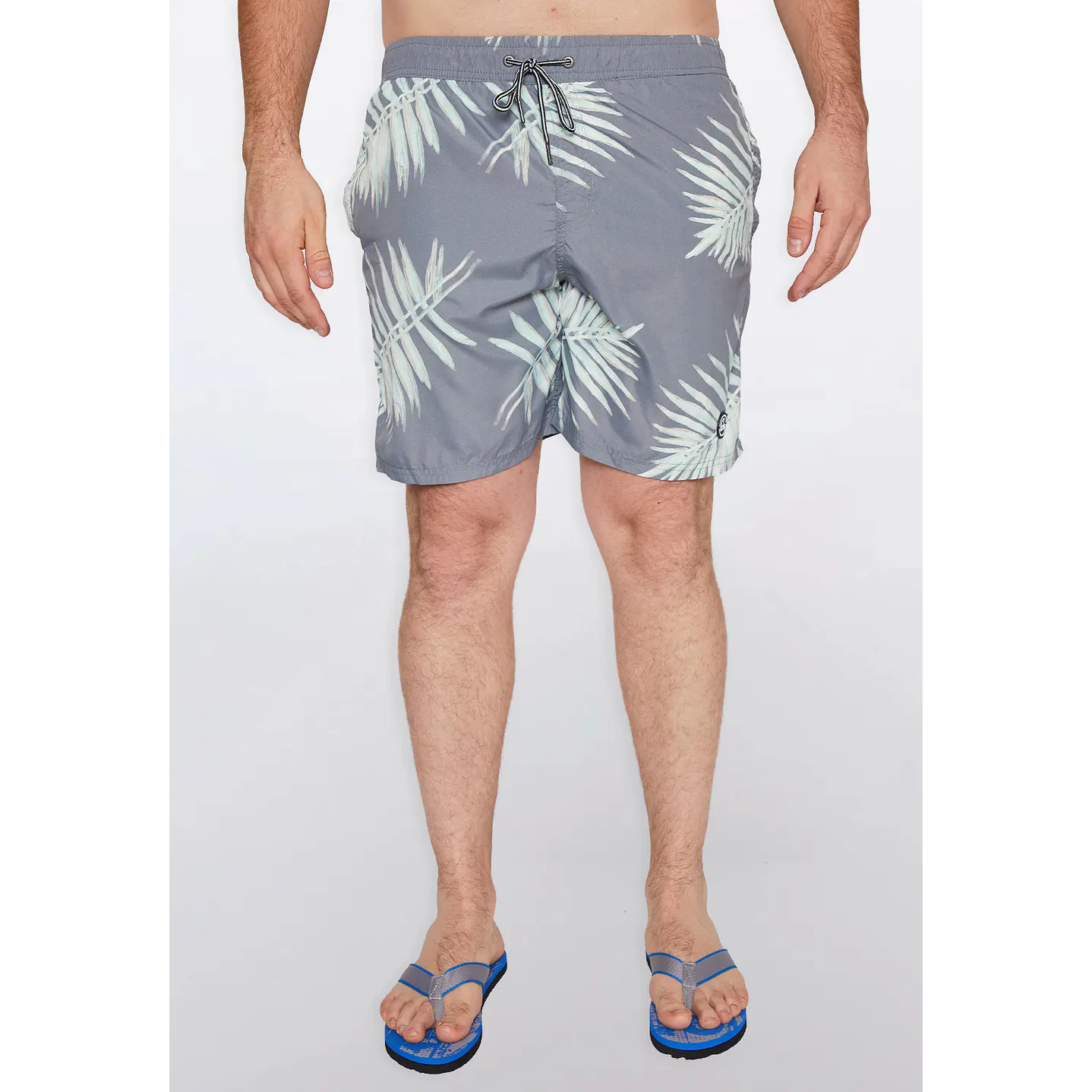 Traje De Baño Hombre Hojas Gris Familyshop 4