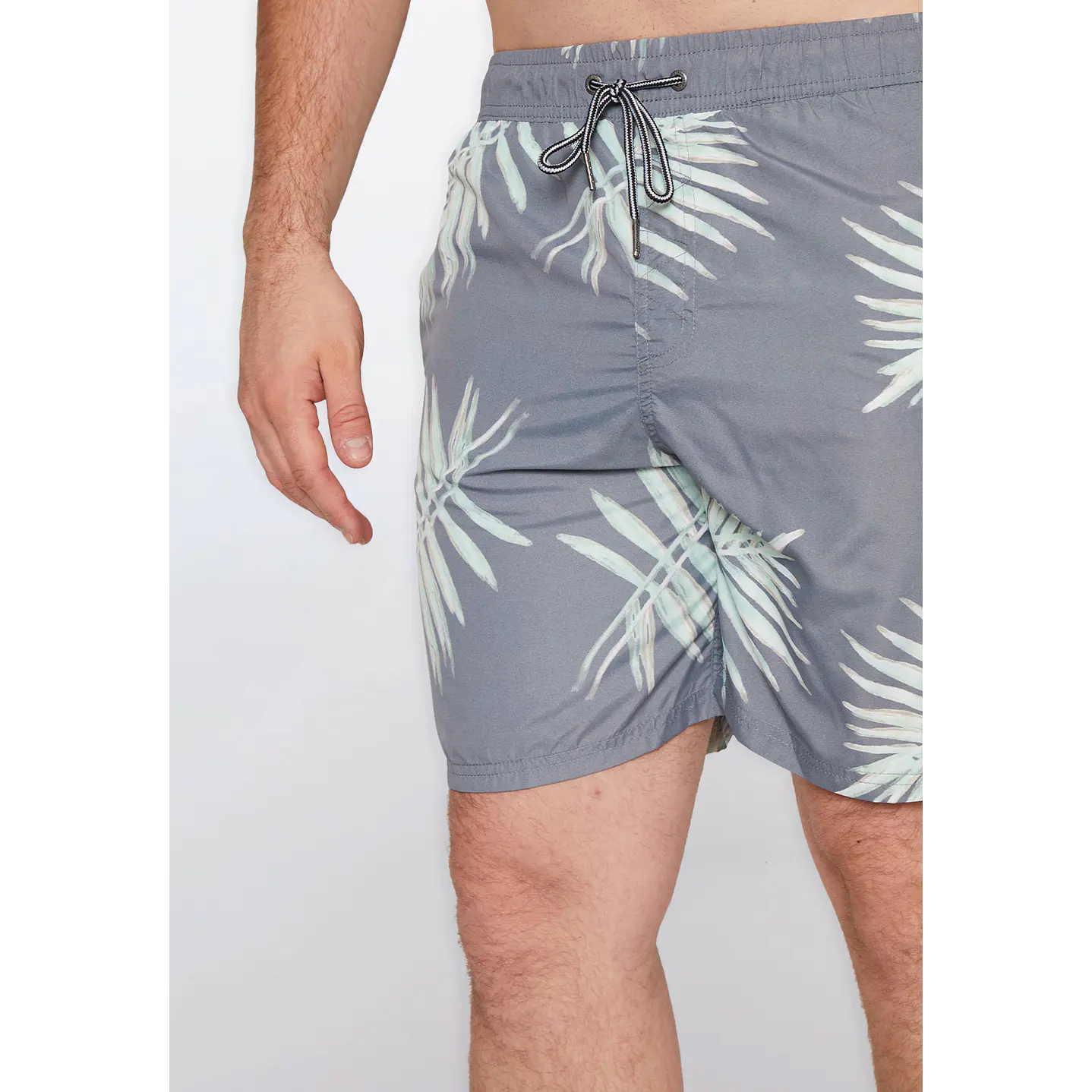 Traje De Baño Hombre Hojas Gris Familyshop 3
