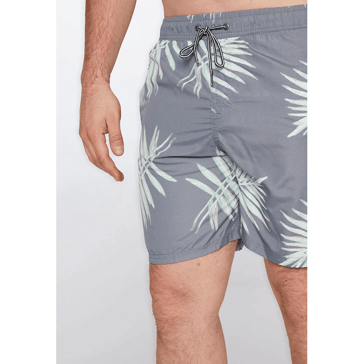 Traje De Baño Hombre Hojas Gris Familyshop 3
