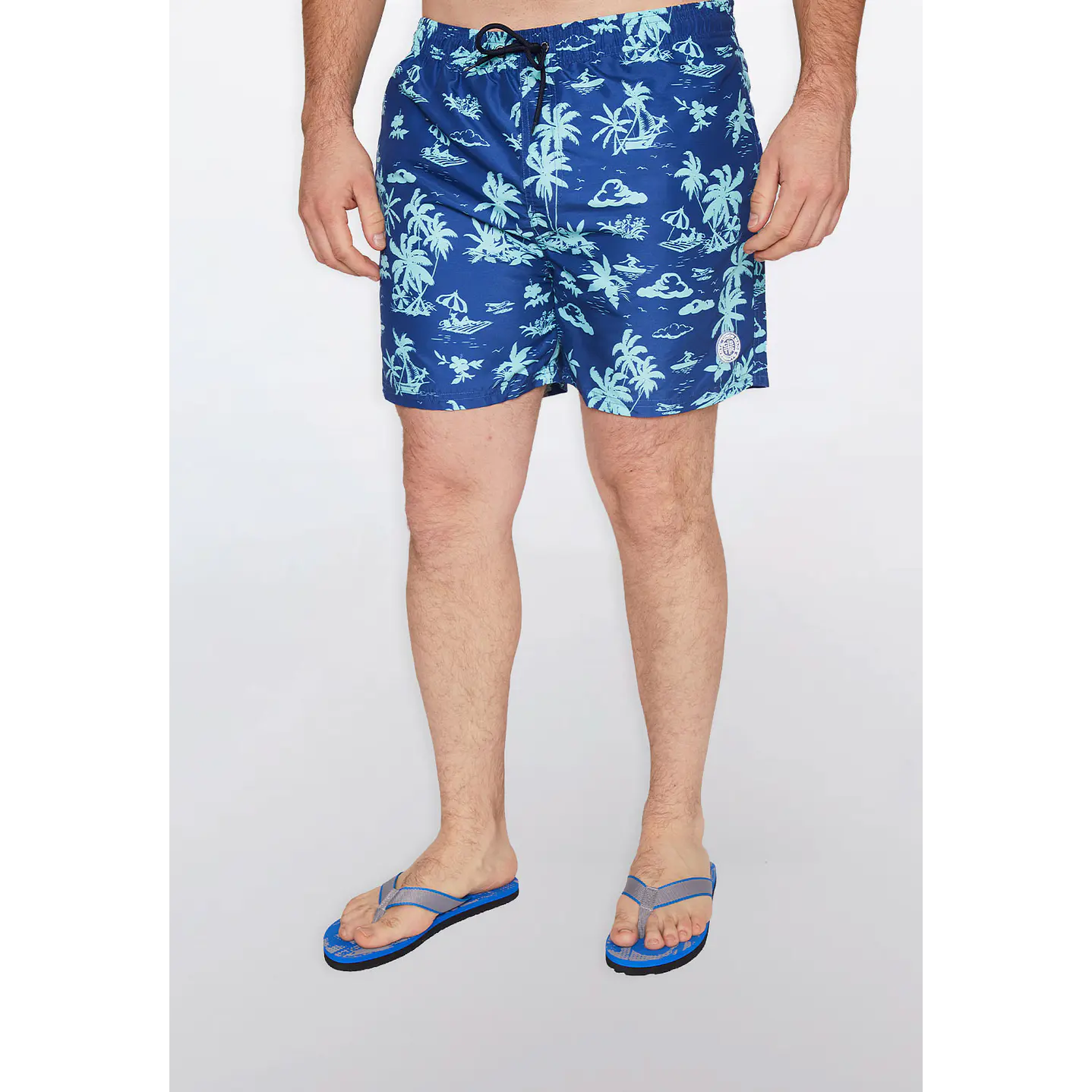 Traje De Baño Hombre Palmera Azul Familyshop 3