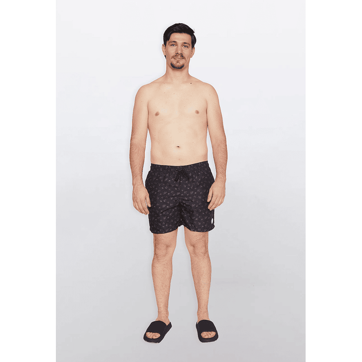 Traje De Baño Hombre Print Peque Gris Familyshop 2